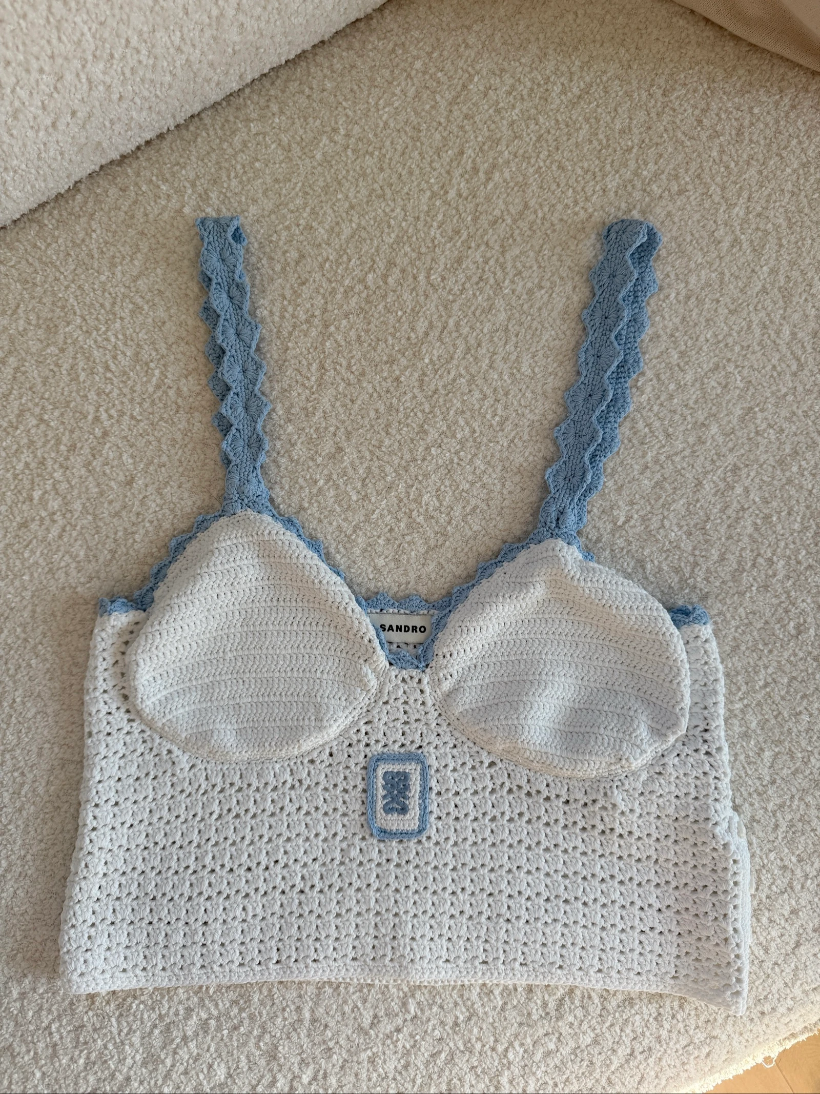 Débardeur Sandro en crochet – Taille 2 (convient davantage à un S) – photo 10